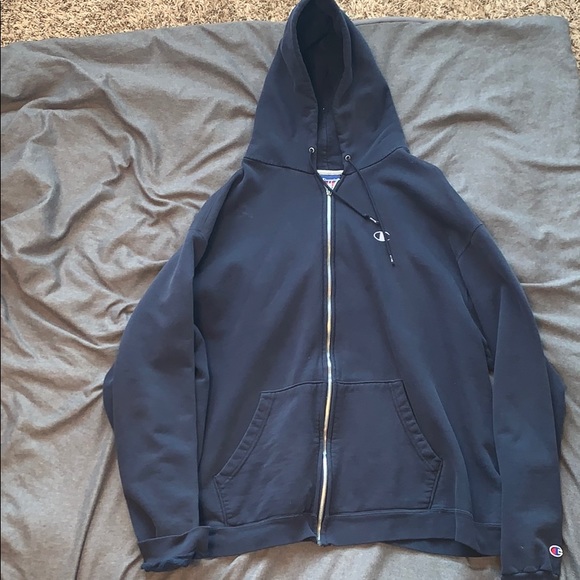 navy blue champion jacket